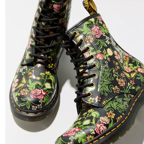 Dr. Martens 1460 Floral Bloom Boot - Picture 2 of 5